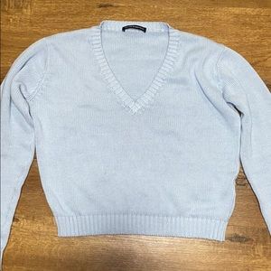 brandy melville baby blue leigh sweater